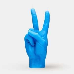 Bougie Peace CandleHand - Bleu