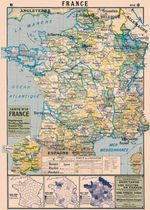 Chargez l'image dans le visionneur de galerie, Carte de France 1000 Pièces - Cavallini &amp; Co
