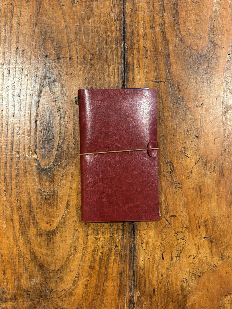 Carnet Cuir Burgundy - Voyager Notebook