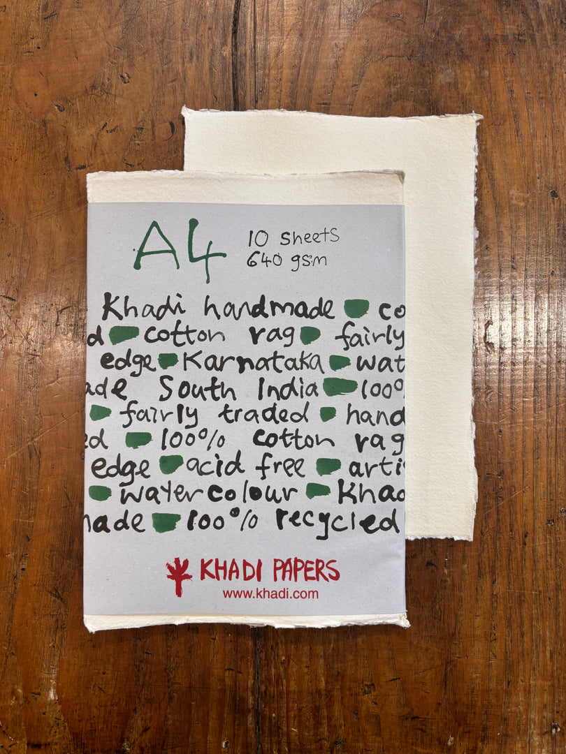 Lot Feuille A4 640gr - Khadi Papers
