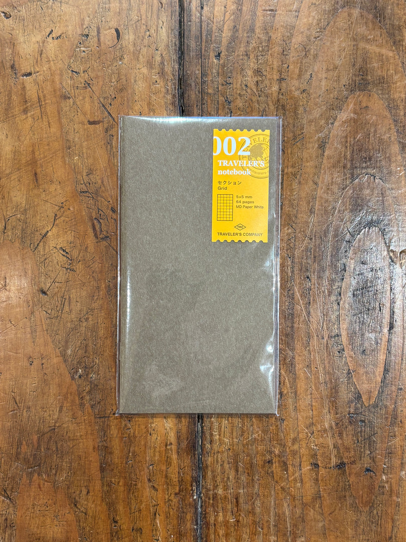 002 - QUADRILLÉ Regular Size - Traveler's Notebook