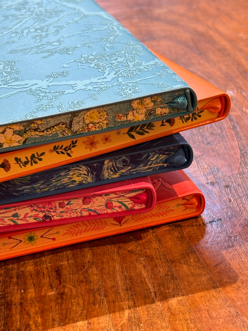 Carnet Cuir Vegan - Flame Tree