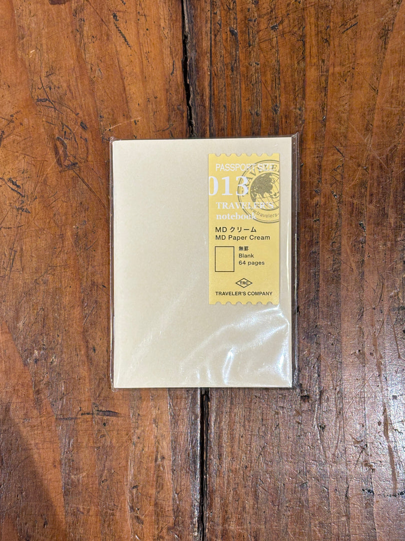 013 - PAPIER CREME Passport Size - Traveler's Notebook