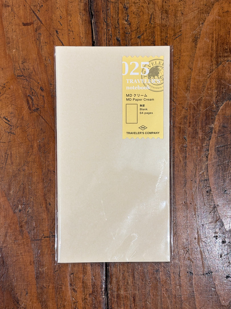 025 - PAPIER CREME Regular Size - Traveler's Notebook