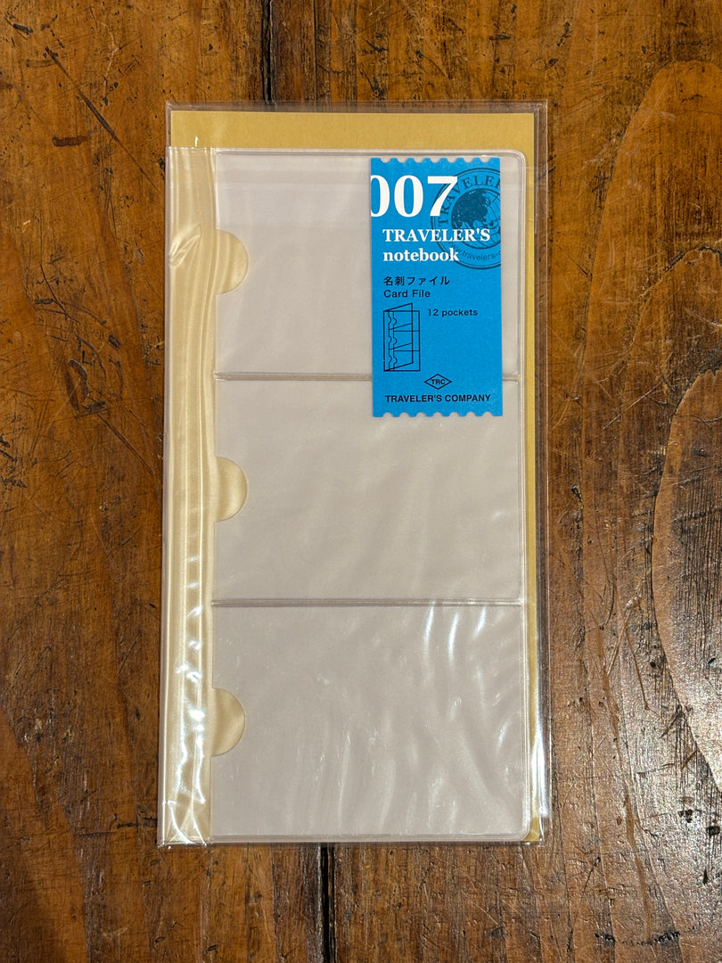 007 - RANGEMENT CARTES Regular Size - Traveler's Notebook
