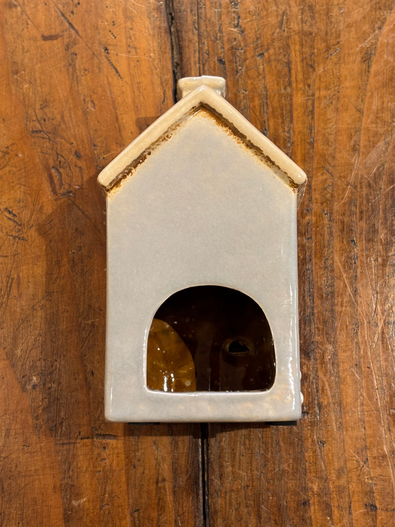 Moyenne Maison Grise Photophore