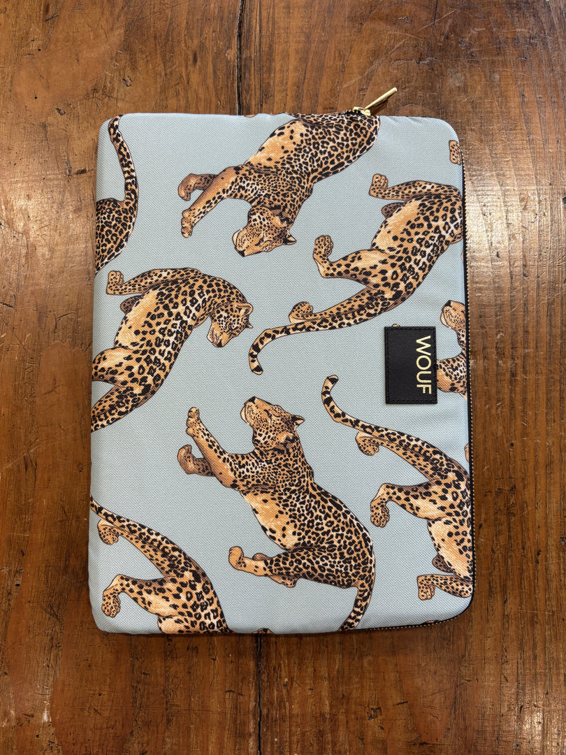 Housse ordinateur 13"/14" Emerald Leopard - WOUF