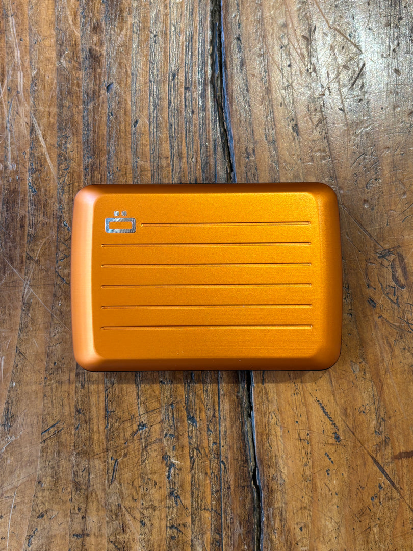 Porte-carte Orange Strié - Ögon Design