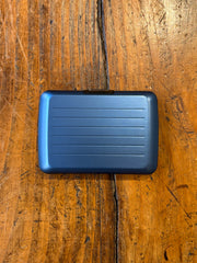 Porte-carte Navy Blue Strié - Ögon Design