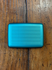 Porte-carte Turquoise Lisse - Ögon Design