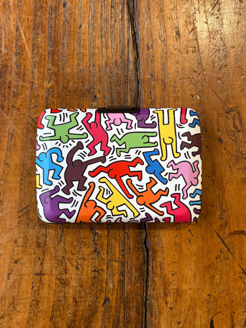Porte-carte Keith Haring Couleurs Strié - Ögon Design