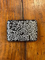 Porte-carte Keith Haring Black Strié - Ögon Design