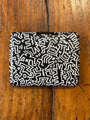 Porte-carte Haring Black Large - Ögon Design