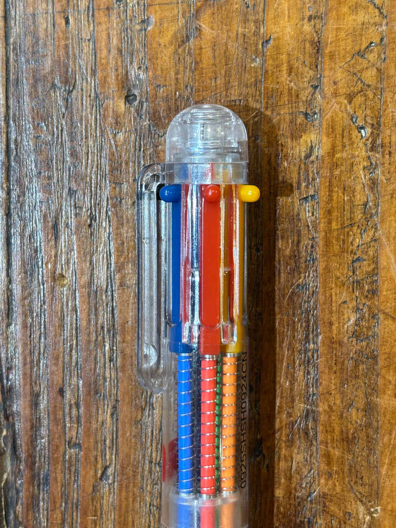 Stylo Bille 6 Couleurs - Legami