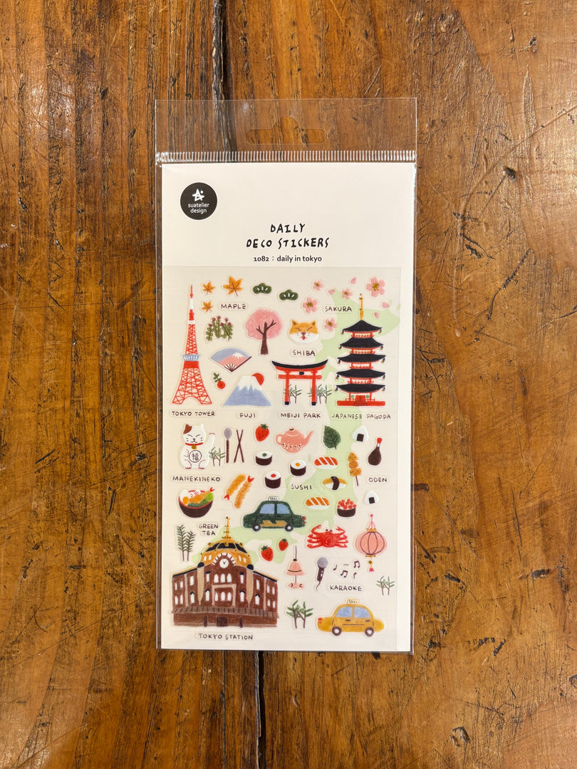 Stickers Daily In Tokyo - Suatelier Design