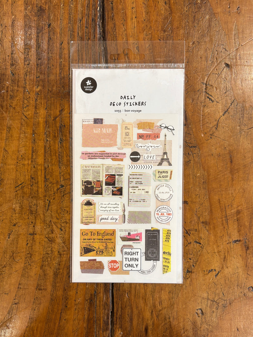Stickers Bon Voyage - Suatelier Design