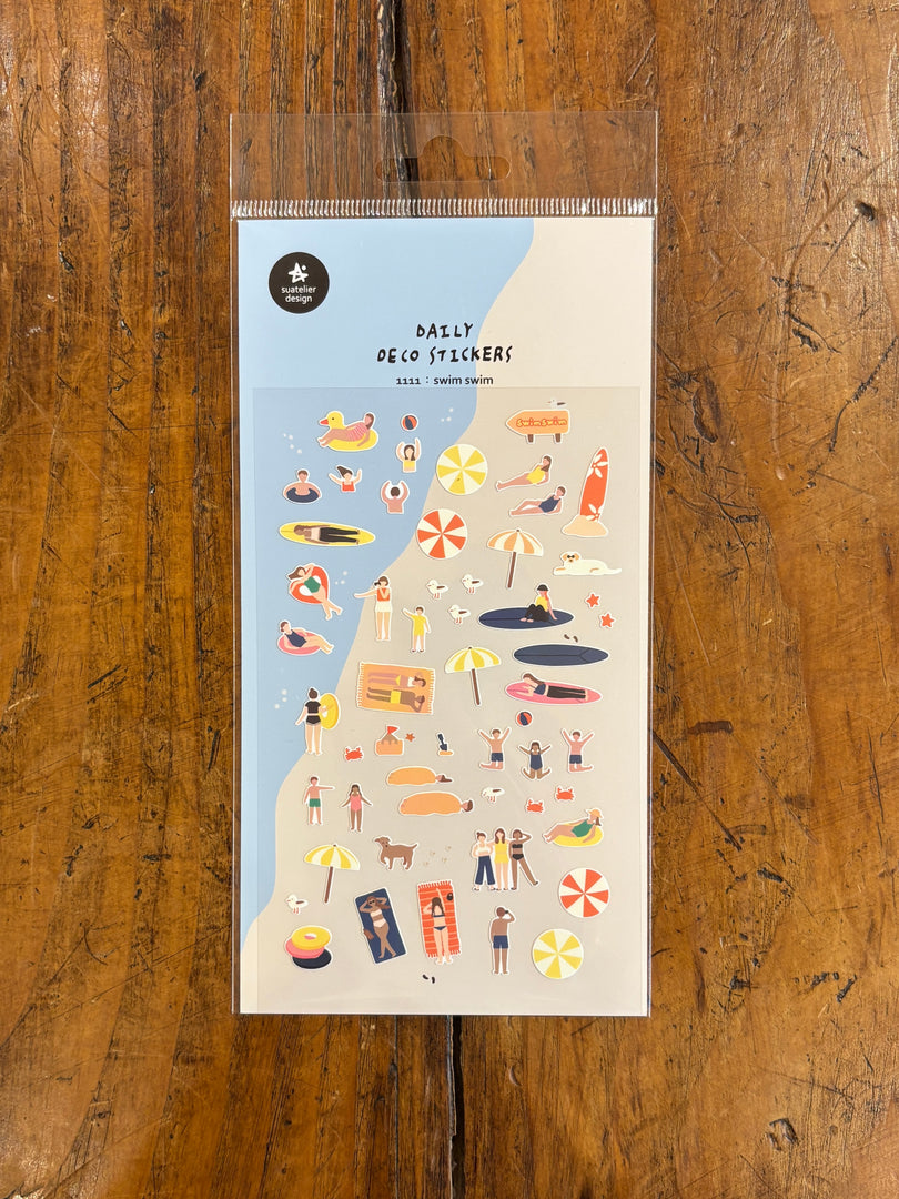 Stickers Swim Swim - Suatelier Design