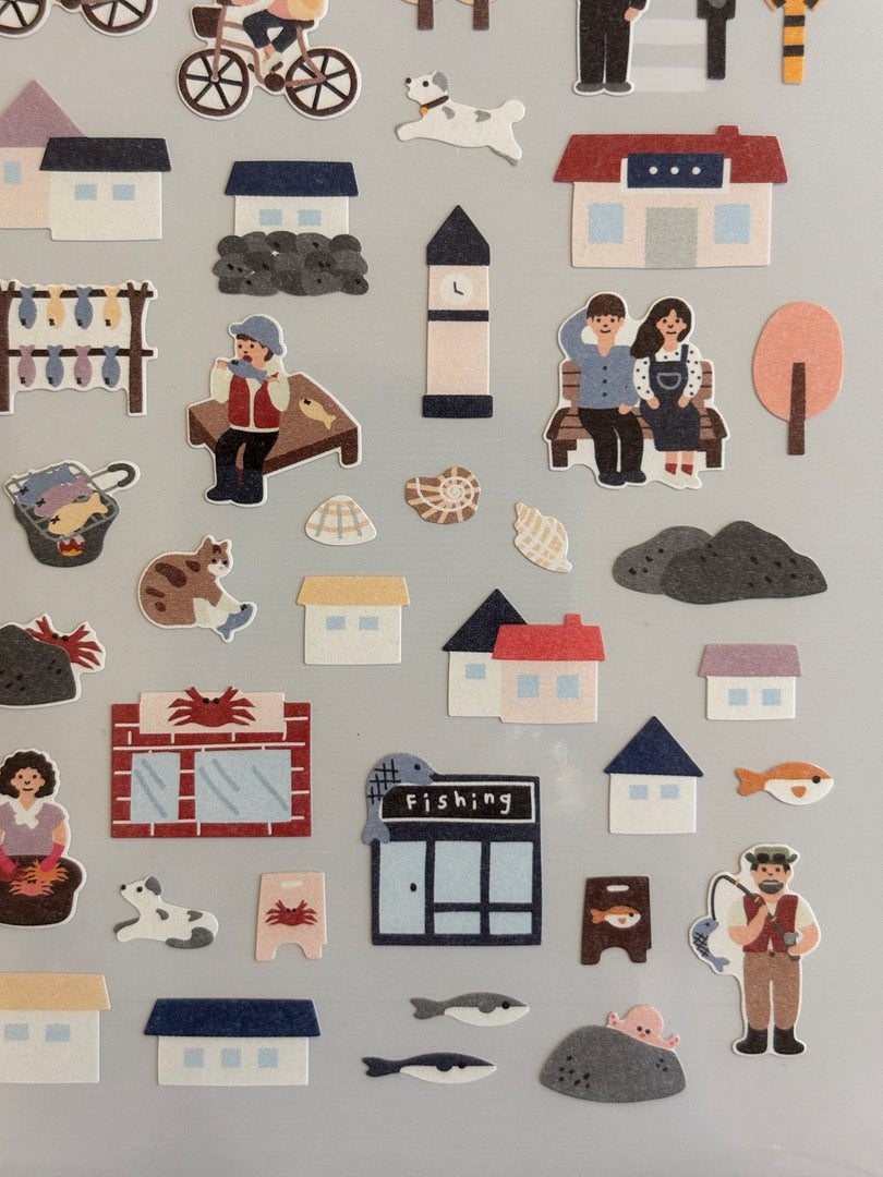 Stickers Ocean Village - Suatelier Design
