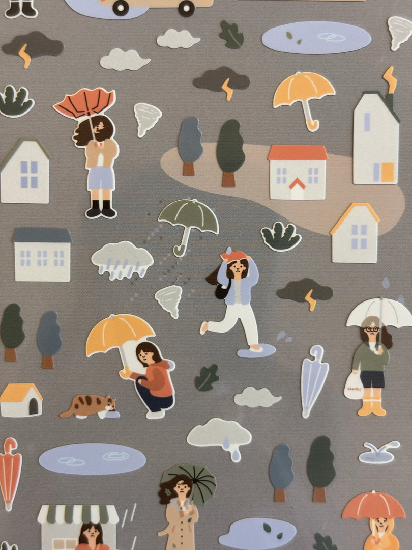Stickers Rainy Day - Suatelier Design