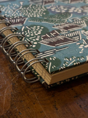 Carnet Maison Bleue A5 Spirale - Legatoria La Carta