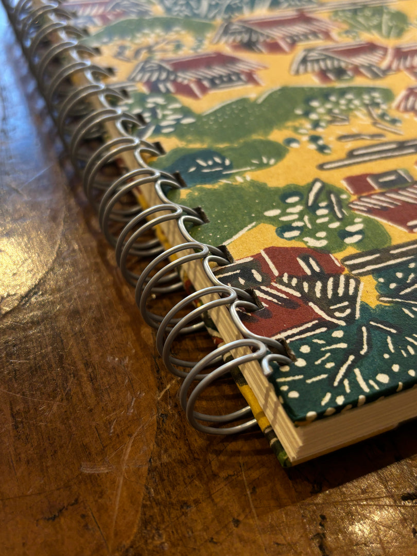 Carnet Maison Jaune A5 Spirale - Legatoria La Carta