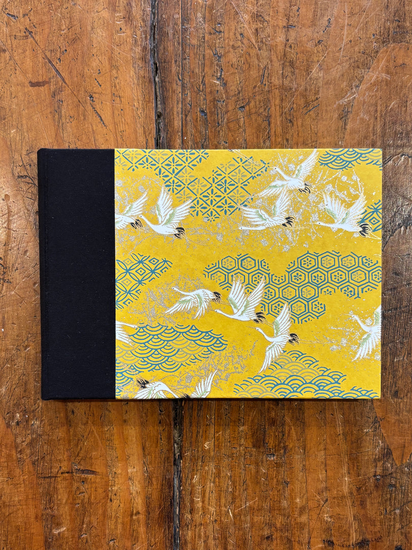 Petit Carnet Paysage Grue Jaune - Legatoria La Carta