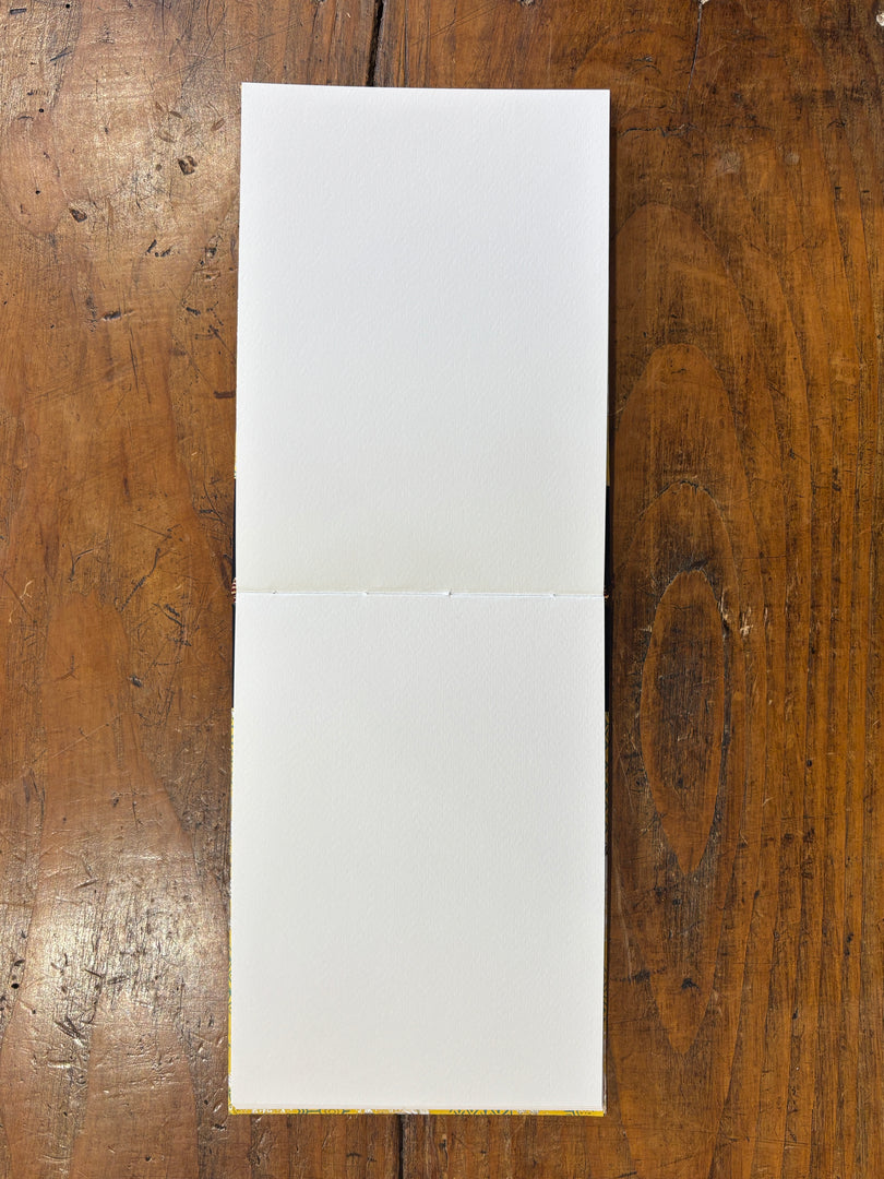 Carnet Aquarelle Moyen Grue Jaune - Legatoria La Carta