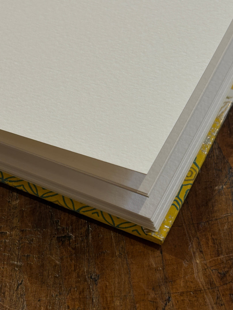 Carnet Aquarelle Moyen Grue Jaune - Legatoria La Carta