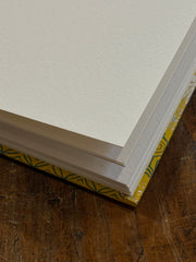 Carnet Aquarelle Moyen Grue Jaune - Legatoria La Carta