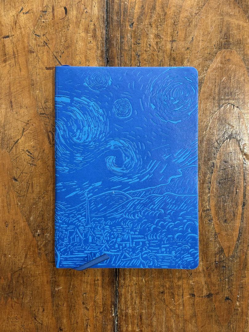 Starry Night Carnet Cuir Vegan - Flame Tree