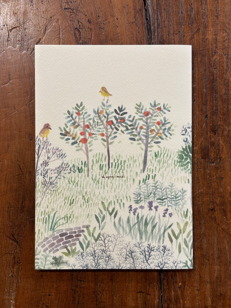 Agenda Jardin - L'après-midi travel journal