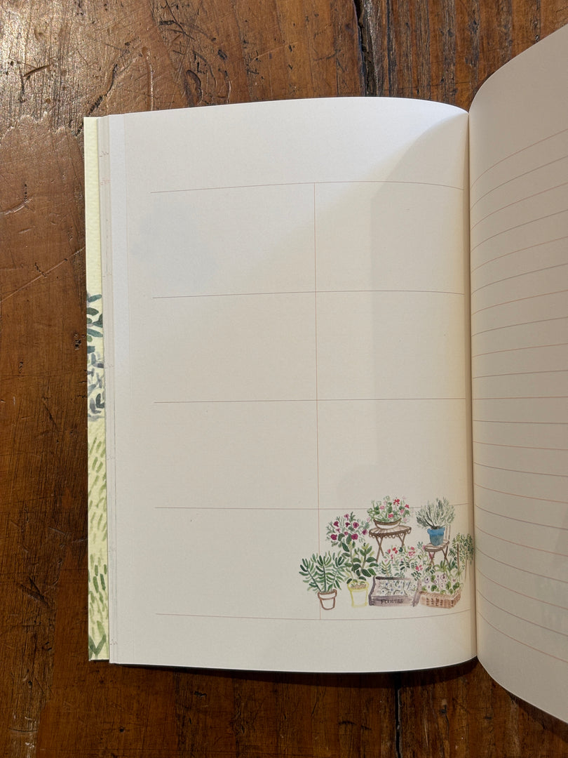 Agenda Jardin - L'après-midi travel journal