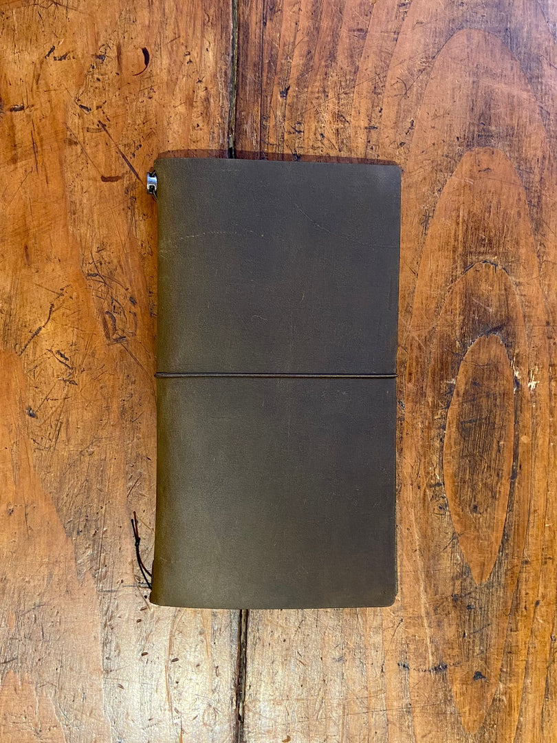 Regular Size Olive - Traveler's Notebook