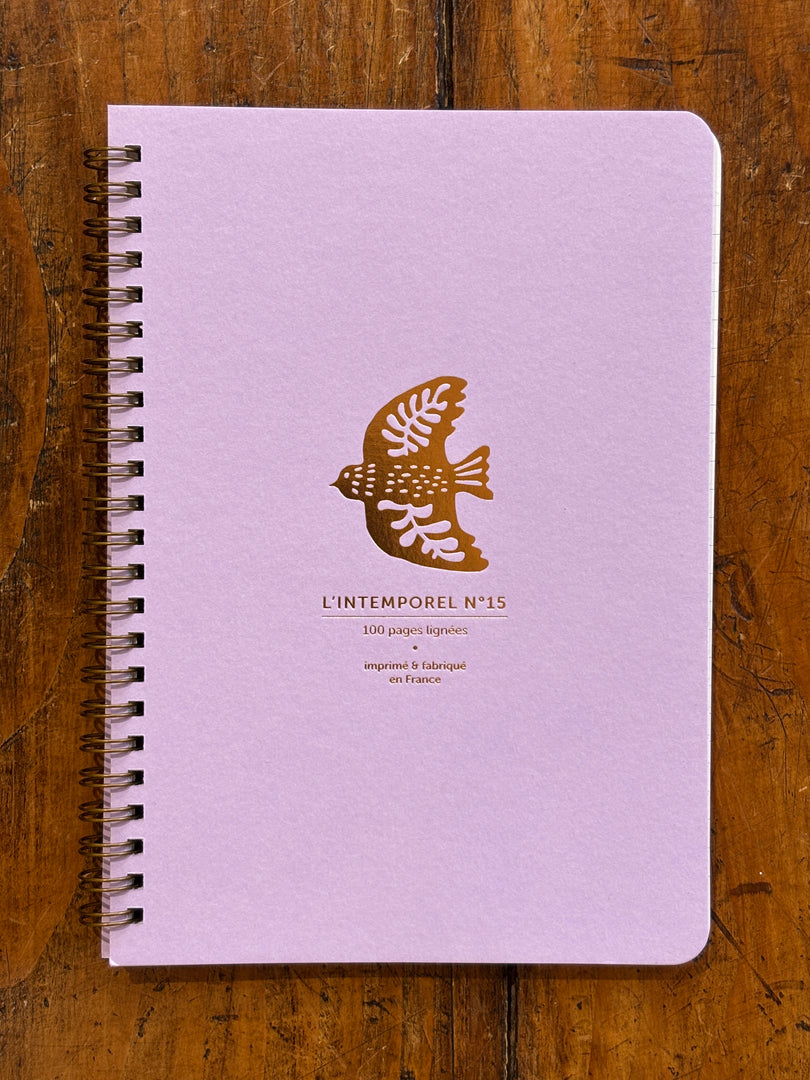 Carnet L'intemporel n°15 OISEAU - Les Éditions Du Paon
