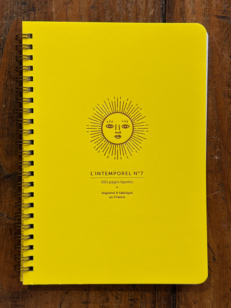 Carnet L'intemporel n°7 SOLEIL - Les Éditions Du Paon