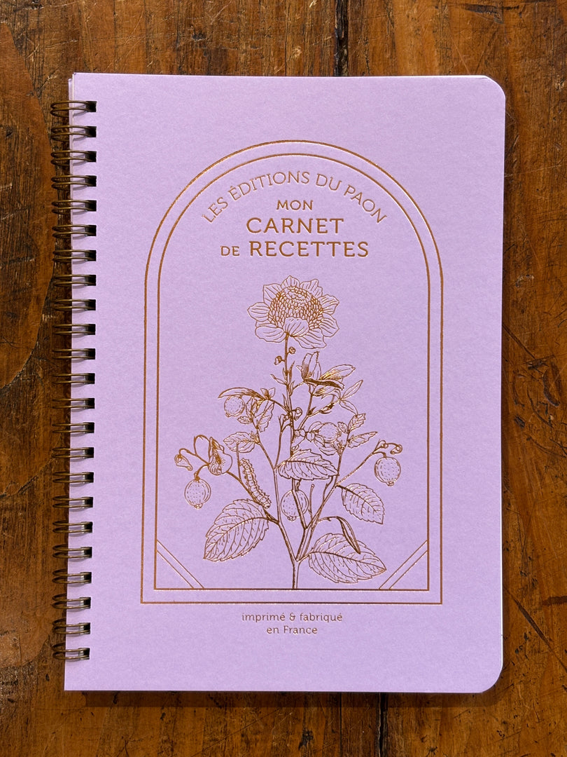 Carnet De Recettes Herboriste - Les Éditions Du Paon