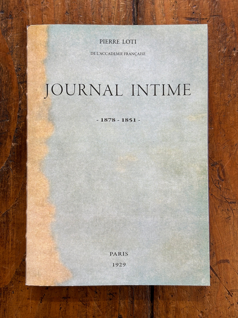 Journal Intime, Libri Muti - Slow Design