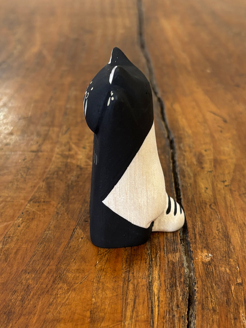 Panda Roux Figurine en Bois - T-Lab.
