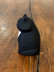 Chat Hachiware Figurine en Bois - T-Lab.