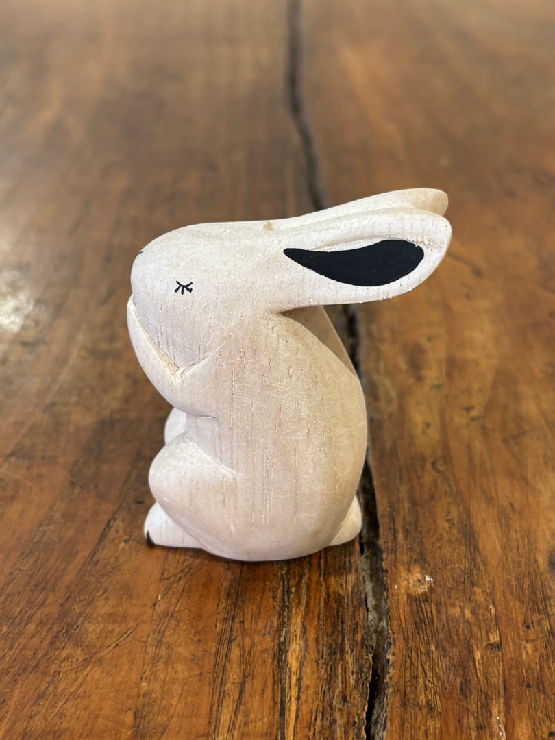 Lapin Figurine en Bois - T-Lab.