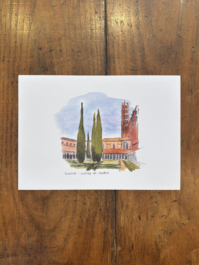 Cloître Des Jacobins - Affiche Toulouse