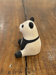Panda Figurine en Bois - T-Lab.