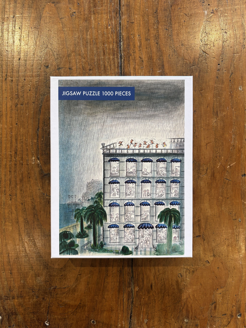 Puzzle Sempé Immeuble Pluie