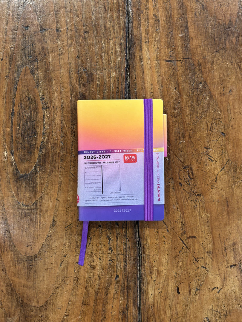 Agenda 2026/27 Semainier 16 Mois Sunset Vibes - Legami