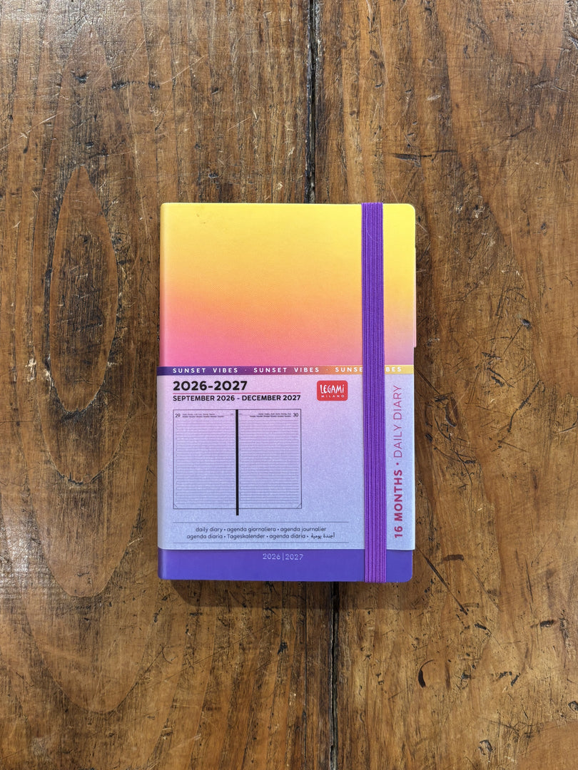 Agenda 2026/27 Journalier 16 Mois Sunset Vibes - Legami
