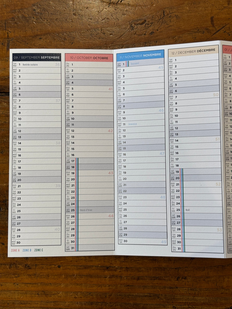 Calendrier Visionnaire 2026-2027 DASH - Papier Tigre