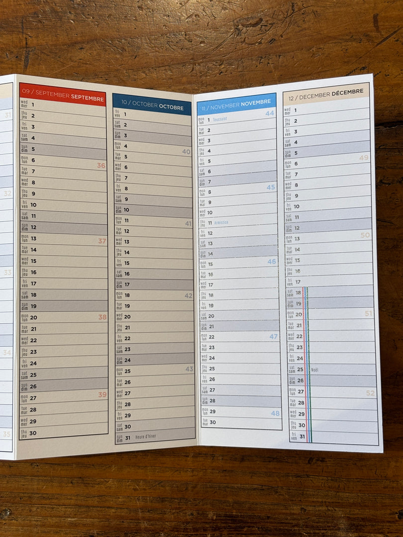Calendrier Visionnaire 2026-2027 DASH - Papier Tigre