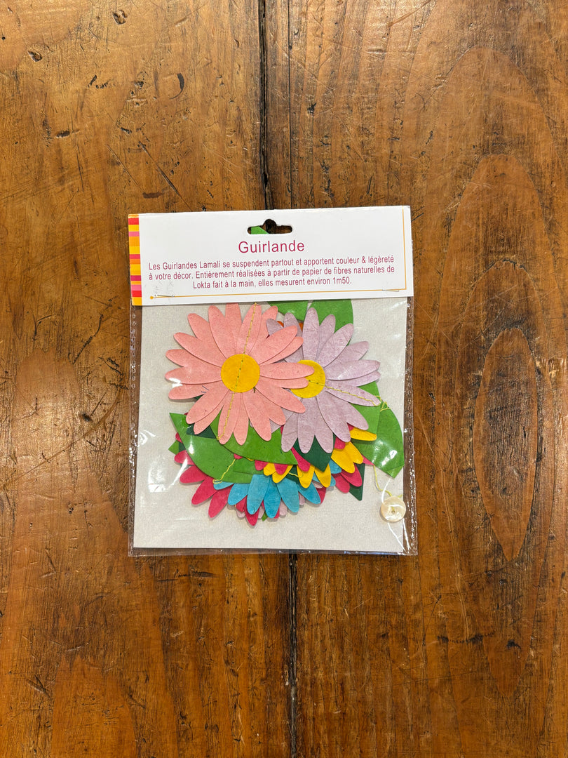 Fleurs Multicolores Guirlande 3D - Lamali